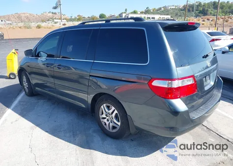2005 Honda Odyssey Ex z USA, uszkodzony, nr VIN 5FNRL38495B408450